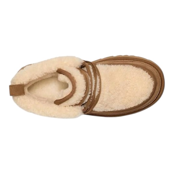 UGG CLASSIC NEW HEIGHTS LACE UP CHESTNUT SUEDE WOMEN'S BOOTS SIZE US 12. NEW - Picture 5 of 7